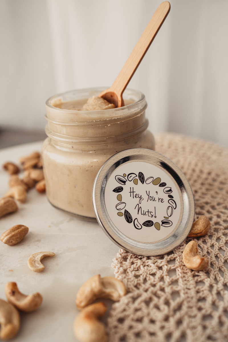 Salted Caramel Cashew Butter - Hey You're Nuts